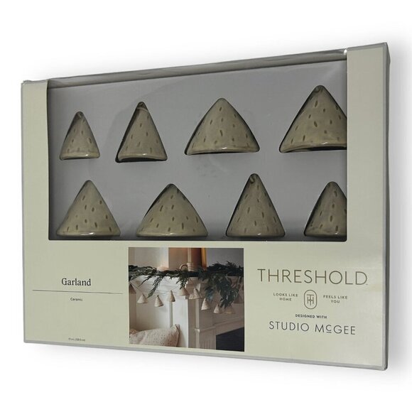 Studio McGee Ceramic Bell Garland - Threshold - Target Christmas 2023 - Picture 4 of 5